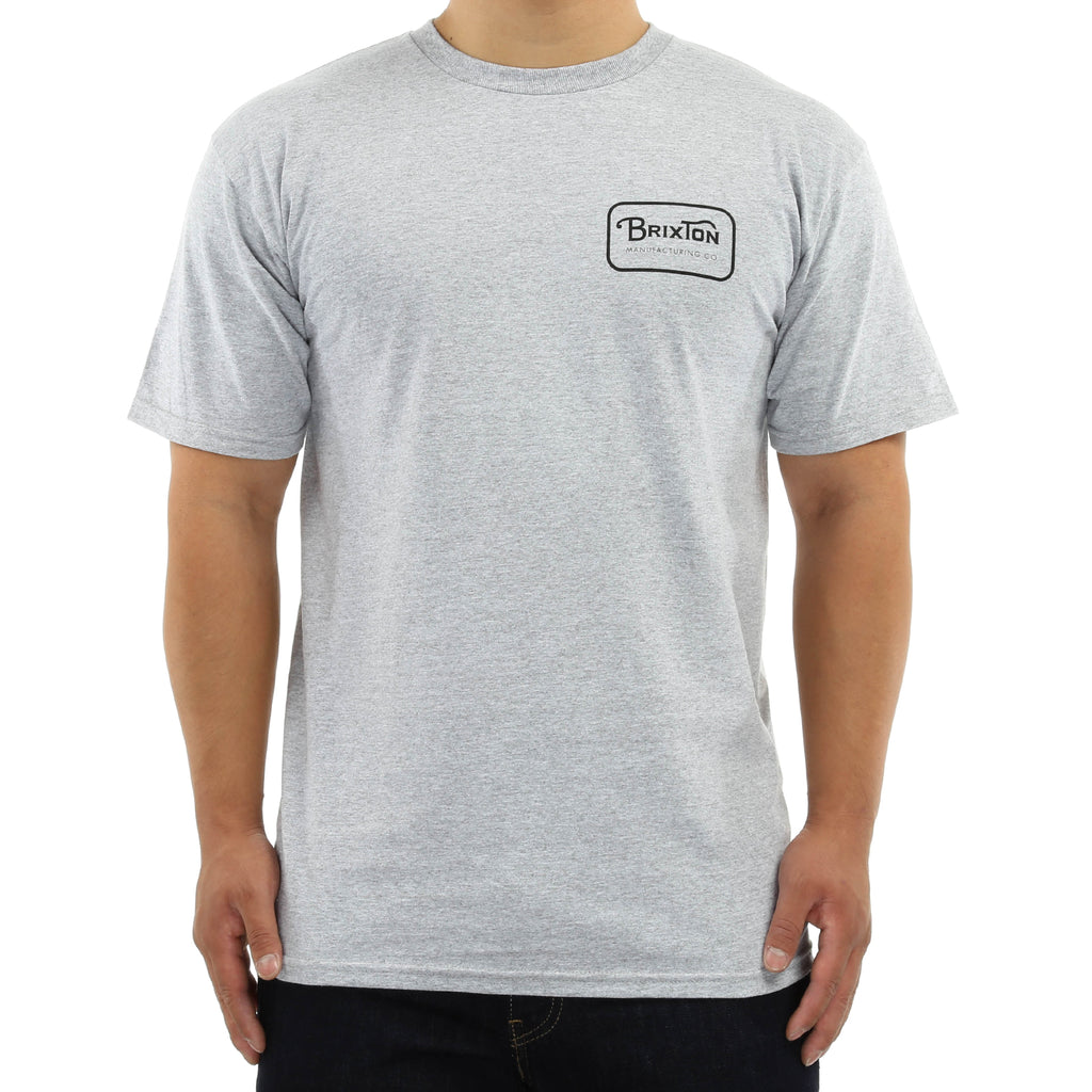 Brixton Grade S/S Standard Tee - Heather Grey
