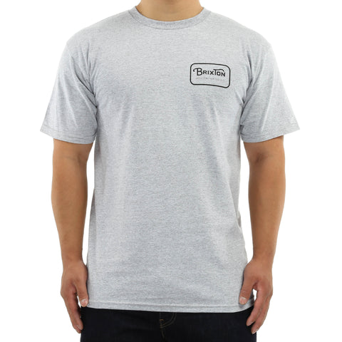 Brixton Grade S/S Standard Tee - Heather Grey