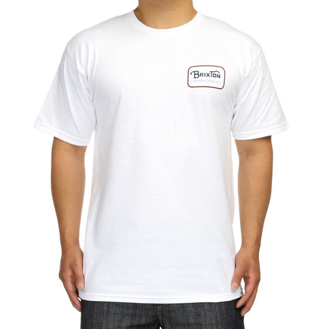 Brixton Grade S/S Tee - White