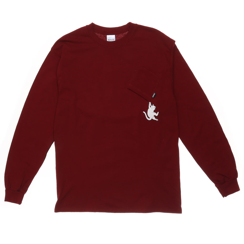 RipNDip Hang In There L/S Tee - Burnt Orange