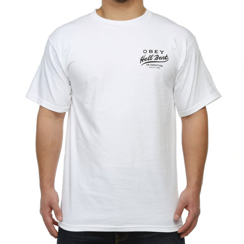 Obey Hell Bent Tee - White