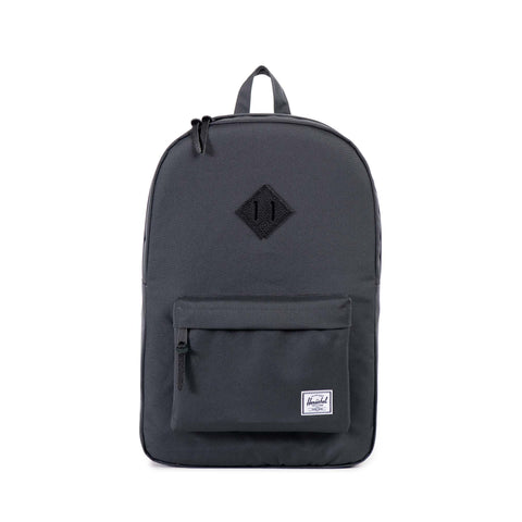 Herschel Heritage Backpack - Dark Shadow/Black Pebbled Leather