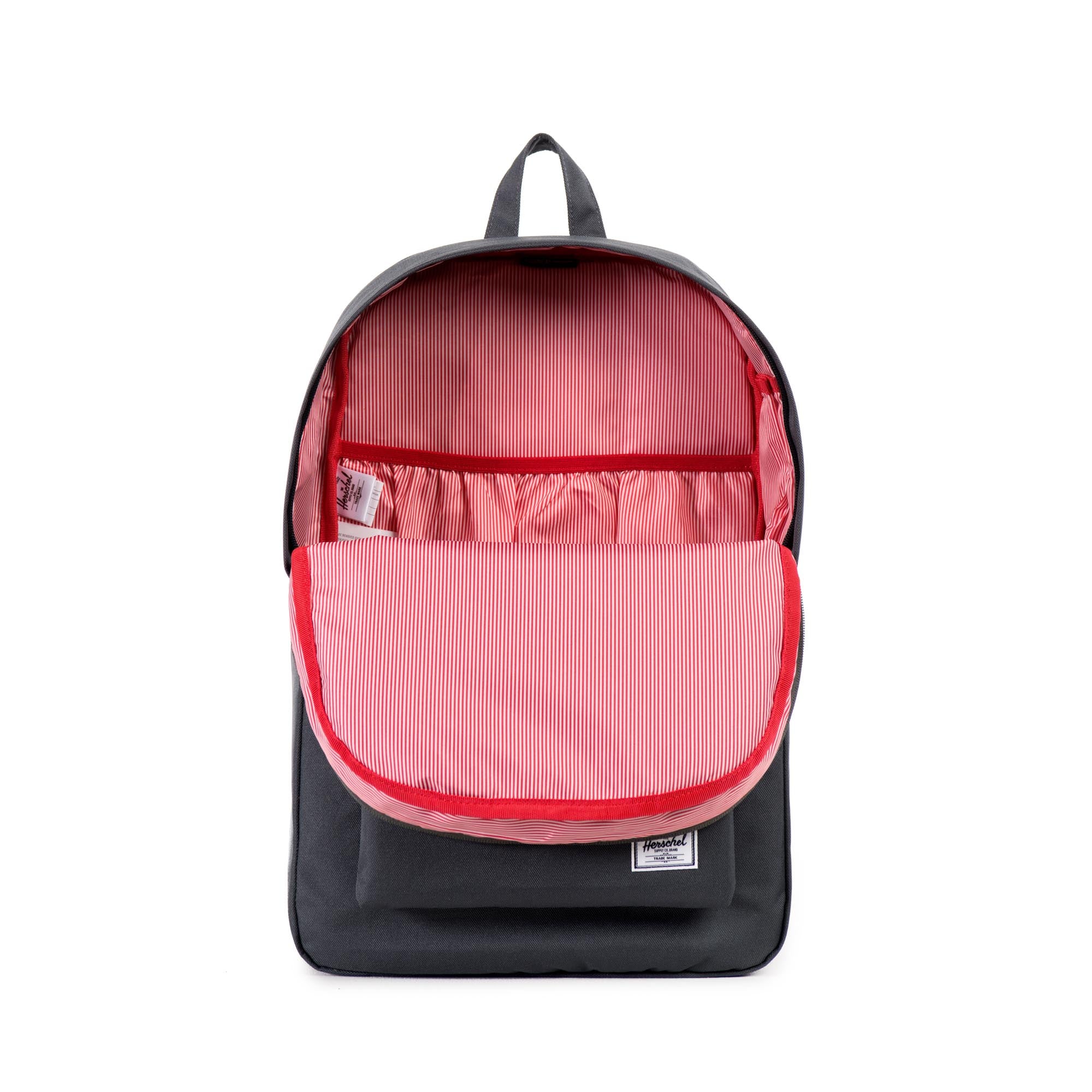 Herschel Heritage Backpack - Dark Shadow/Black Pebbled Leather