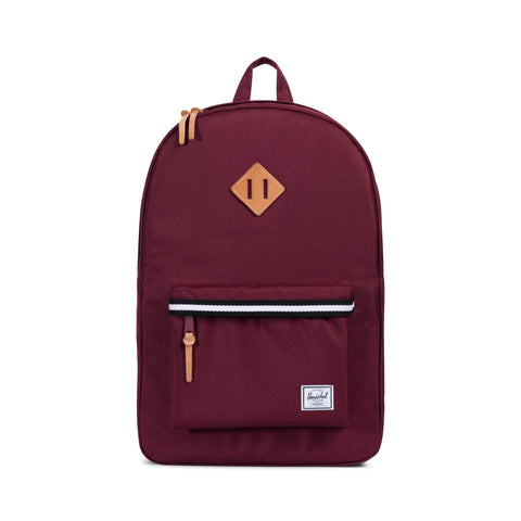 Herschel Offset Collection Heritage Backpack - Windsor Wine/Leather