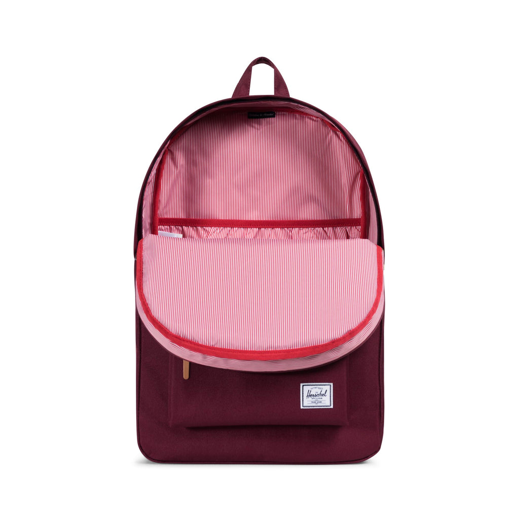 Herschel Offset Collection Heritage Backpack - Windsor Wine/Leather