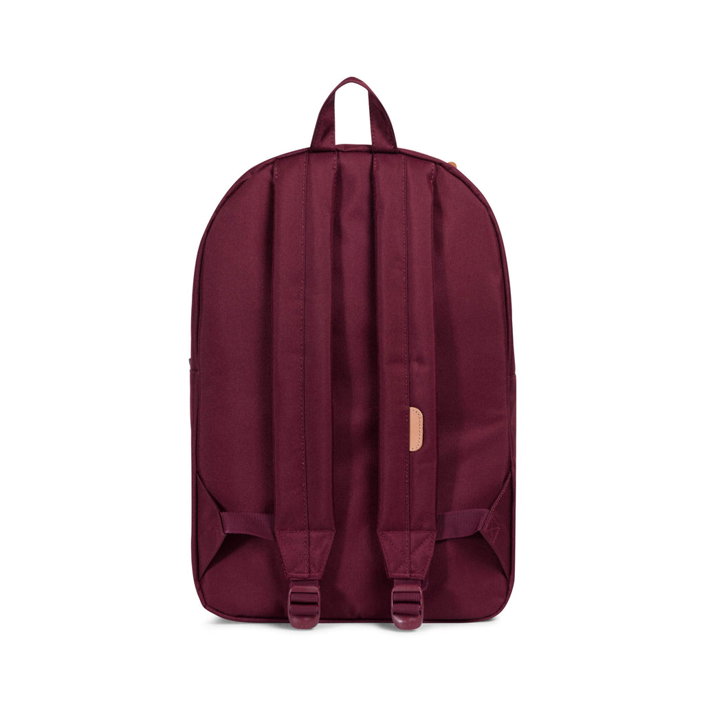 Herschel Offset Collection Heritage Backpack - Windsor Wine/Leather