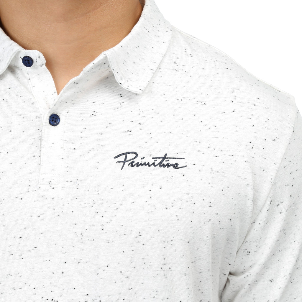 Primitive Textured Polo - Ice Heather Confetti