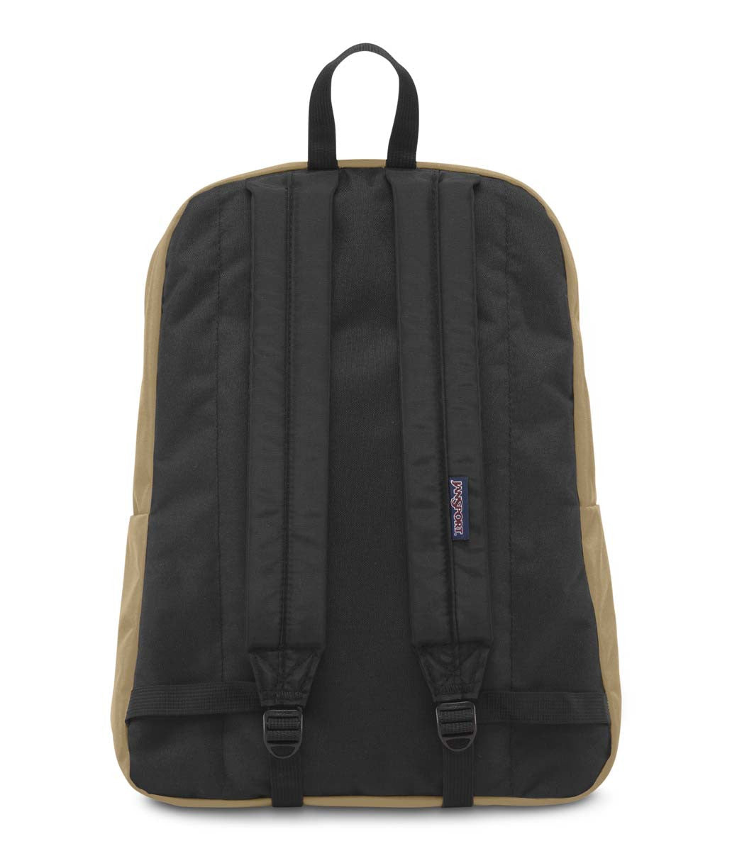 jansport backpack back view JANSPORT Superbreak Backpack - Field Tan
