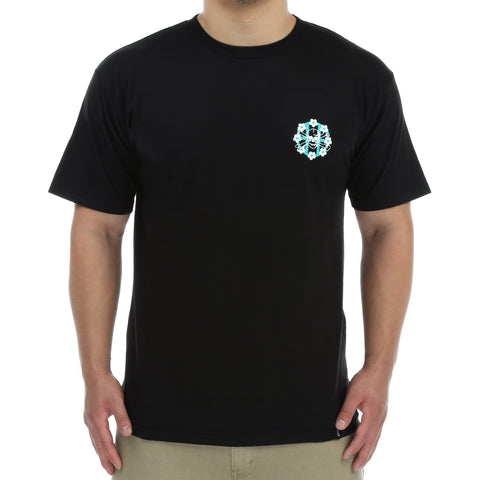 Huf Killer Circle H Tee - Black