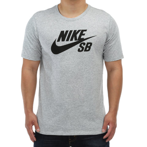 Nike SB Logo T-shirt - Dark Grey Heather