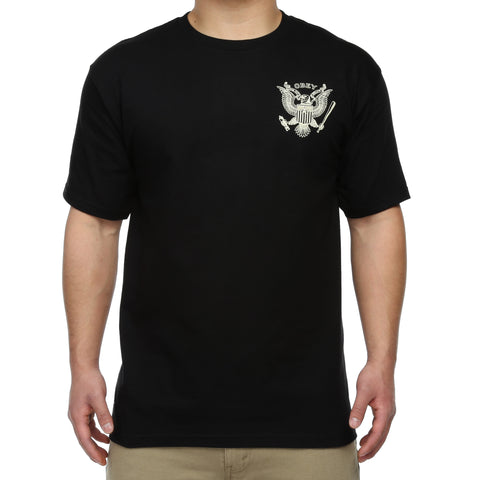 Obey Look Out Below Tee - Black