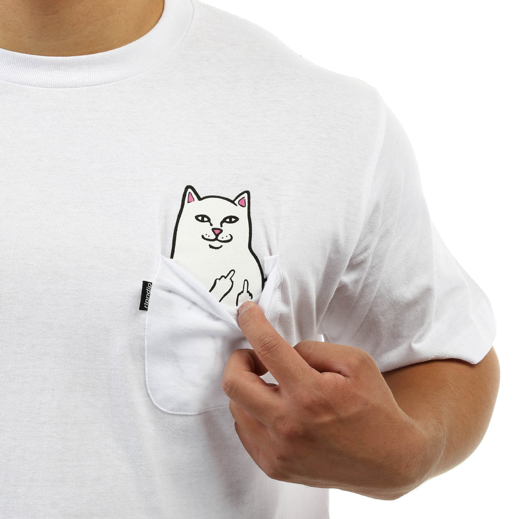 Rip n Dip Lord Nermal Pocket Tee - White