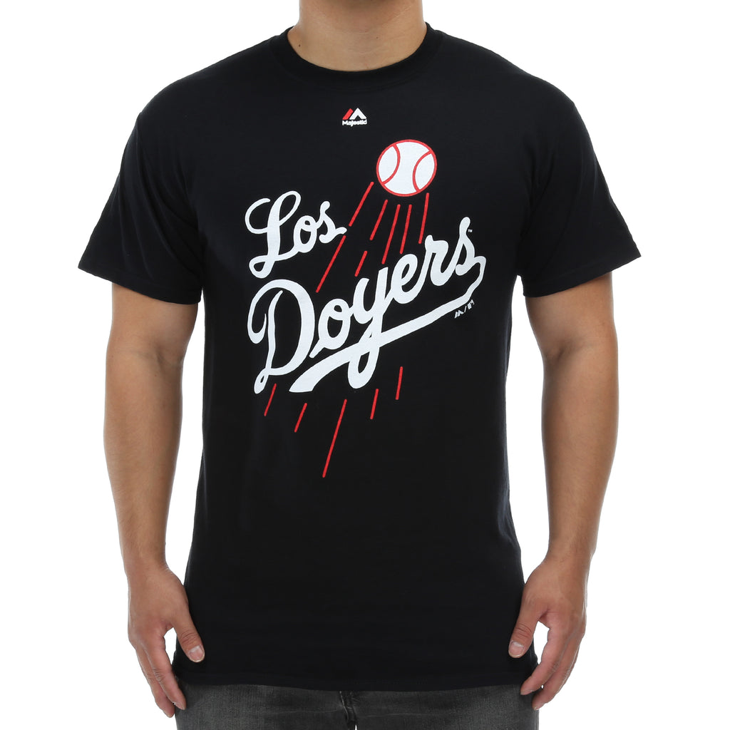 Majestic Dodgers Los Doyers Alternate Tee - Black