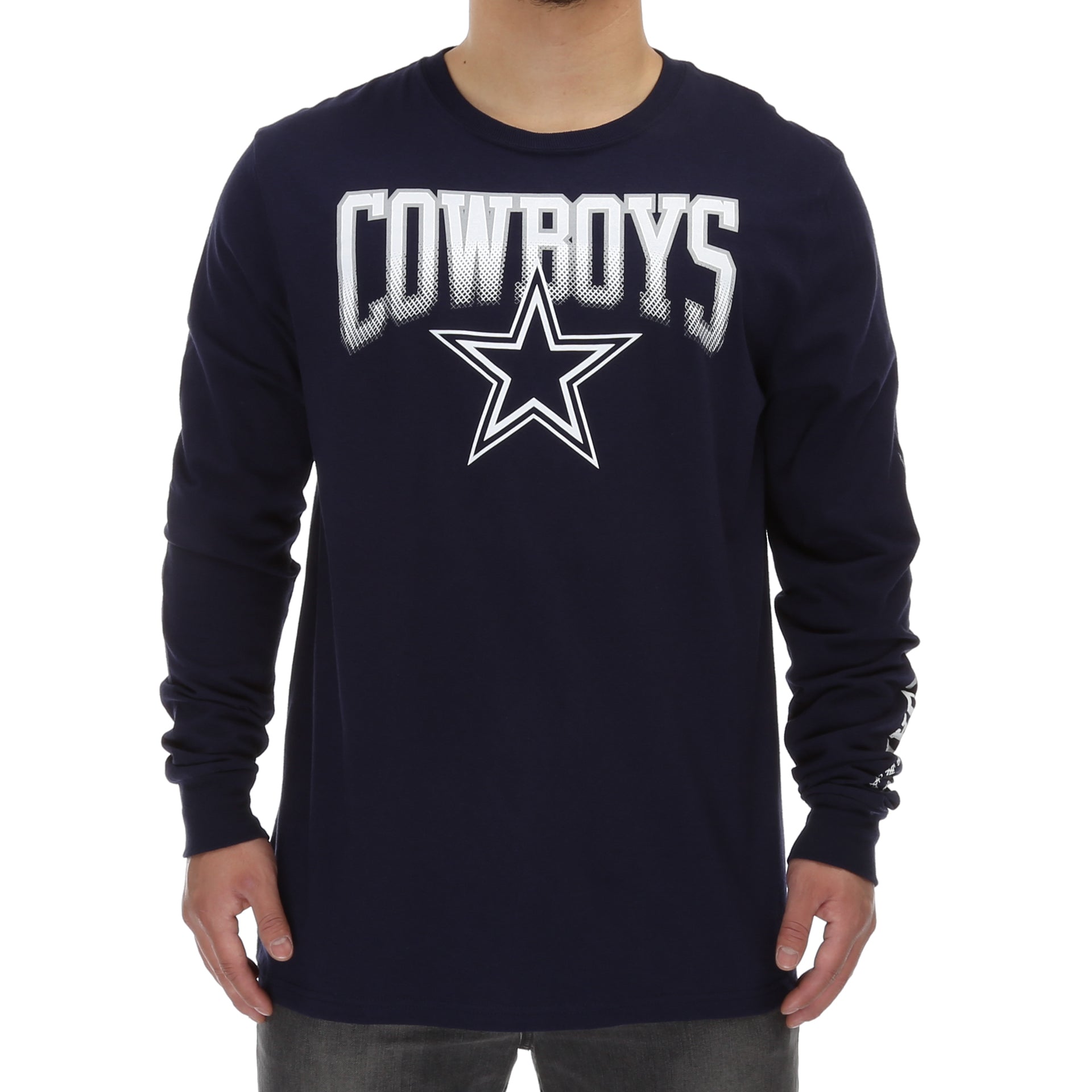 Men's Camo Custom Dallas Cowboys Grey Print Full T Shirt - Dallas