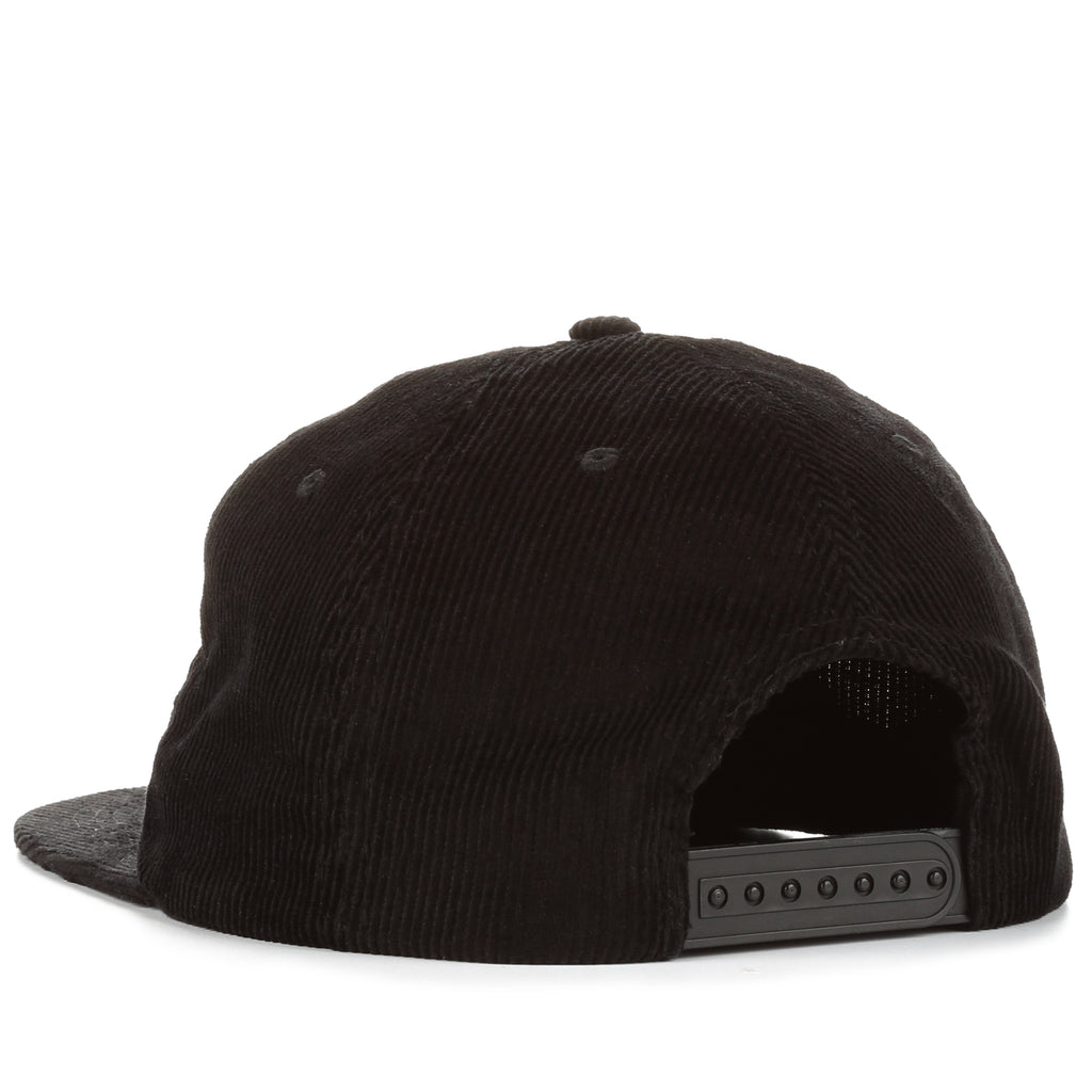 Thrasher Magazine Logo Corduroy Snapback - Black