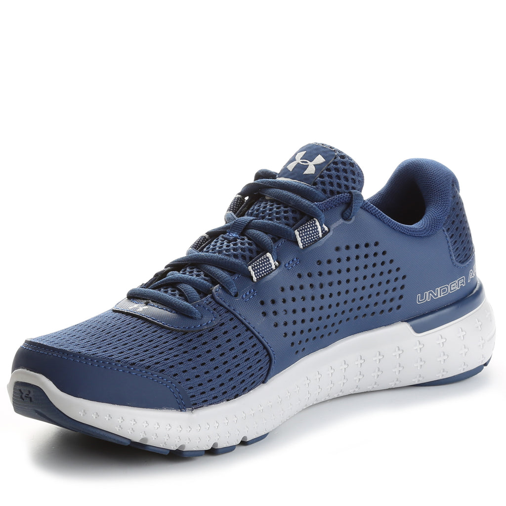 Under Armour Micro G Fuel Running Shoes- Blackout Navy/Glacier Grey/Metallic Silver