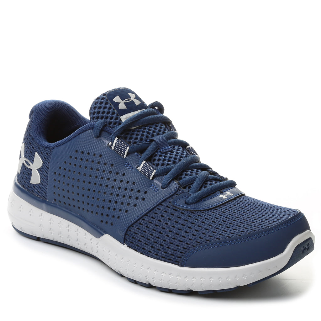 Under Armour Micro G Fuel Running Shoes- Blackout Navy/Glacier Grey/Metallic Silver