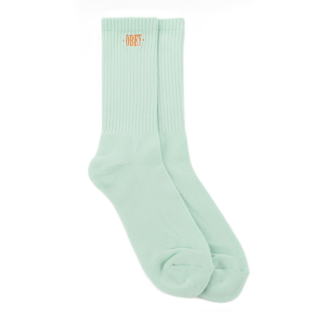 Obey New Times Embroidery Sock - Mint