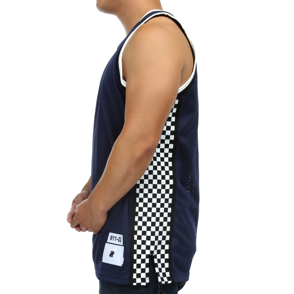 Undefeated Finish Line Basketball Jersey - Navy