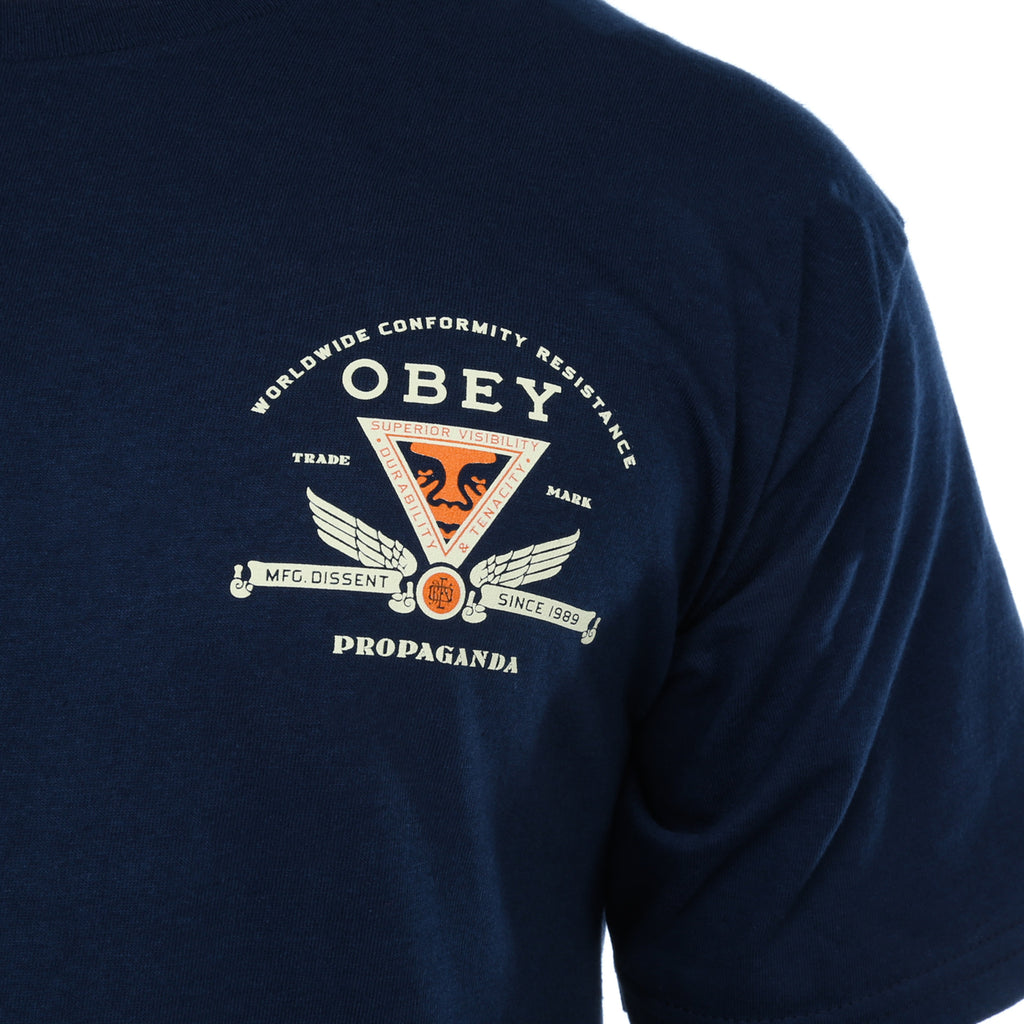 Obey Conformity Resistance Tee - Navy