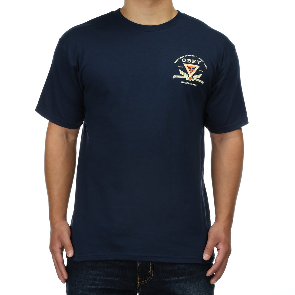 Obey Conformity Resistance Tee - Navy