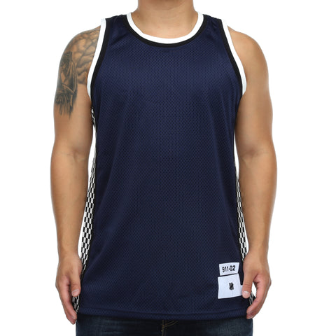 Undefeated Finish Line Basketball Jersey - Navy