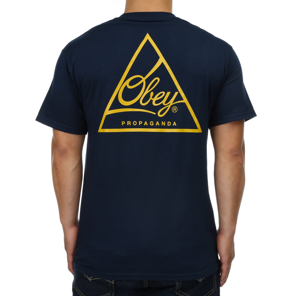 Obey Next Round 2 Tee - Navy