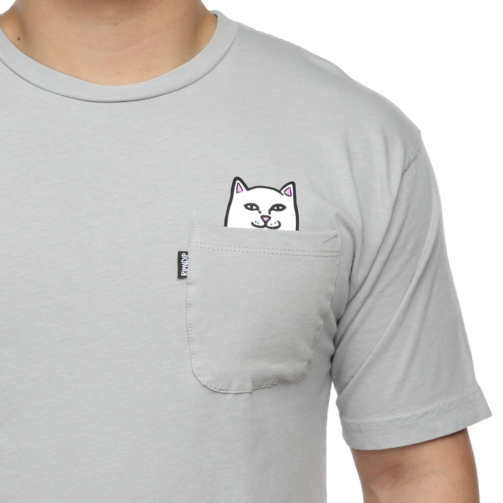 Rip N Dip Lord Nermal Pocket Tee - Cool Grey