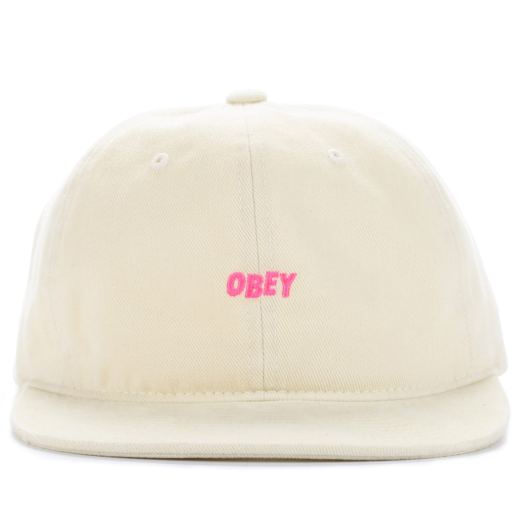 Obey New Deal 6 Panel - Cream