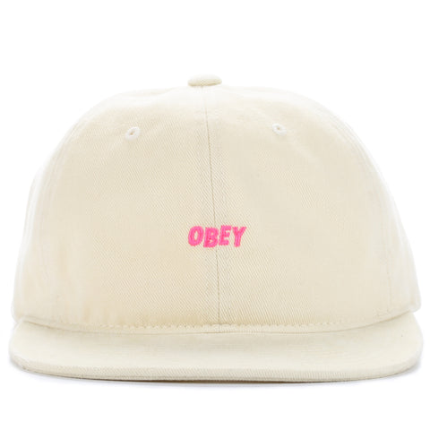 Obey New Deal 6 Panel - Cream