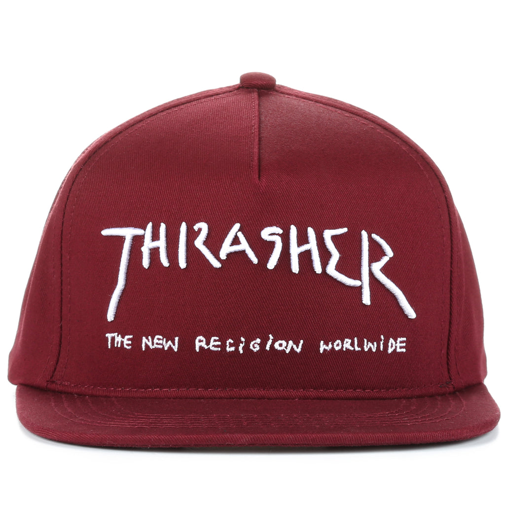 Thrasher New Religion Snapback - Maroon