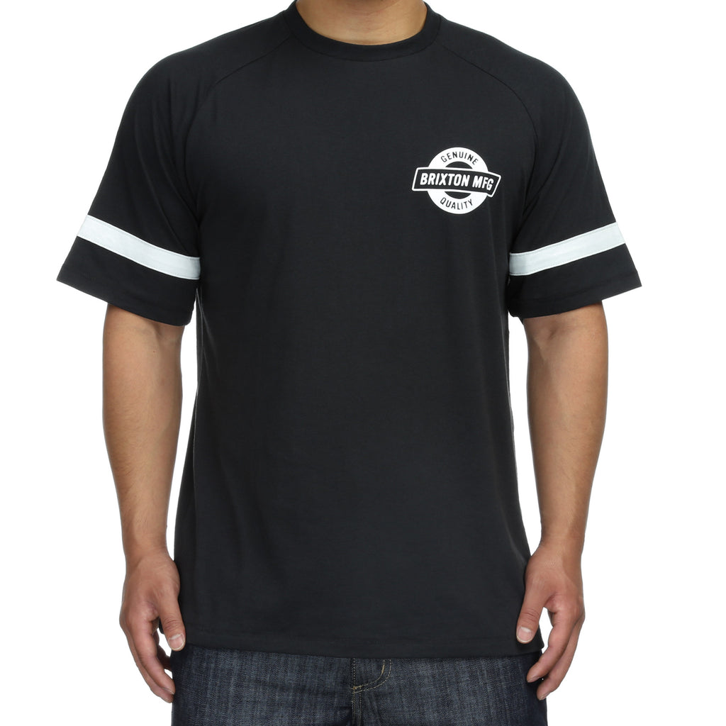Brixton Newell S/S Knit - Washed Black