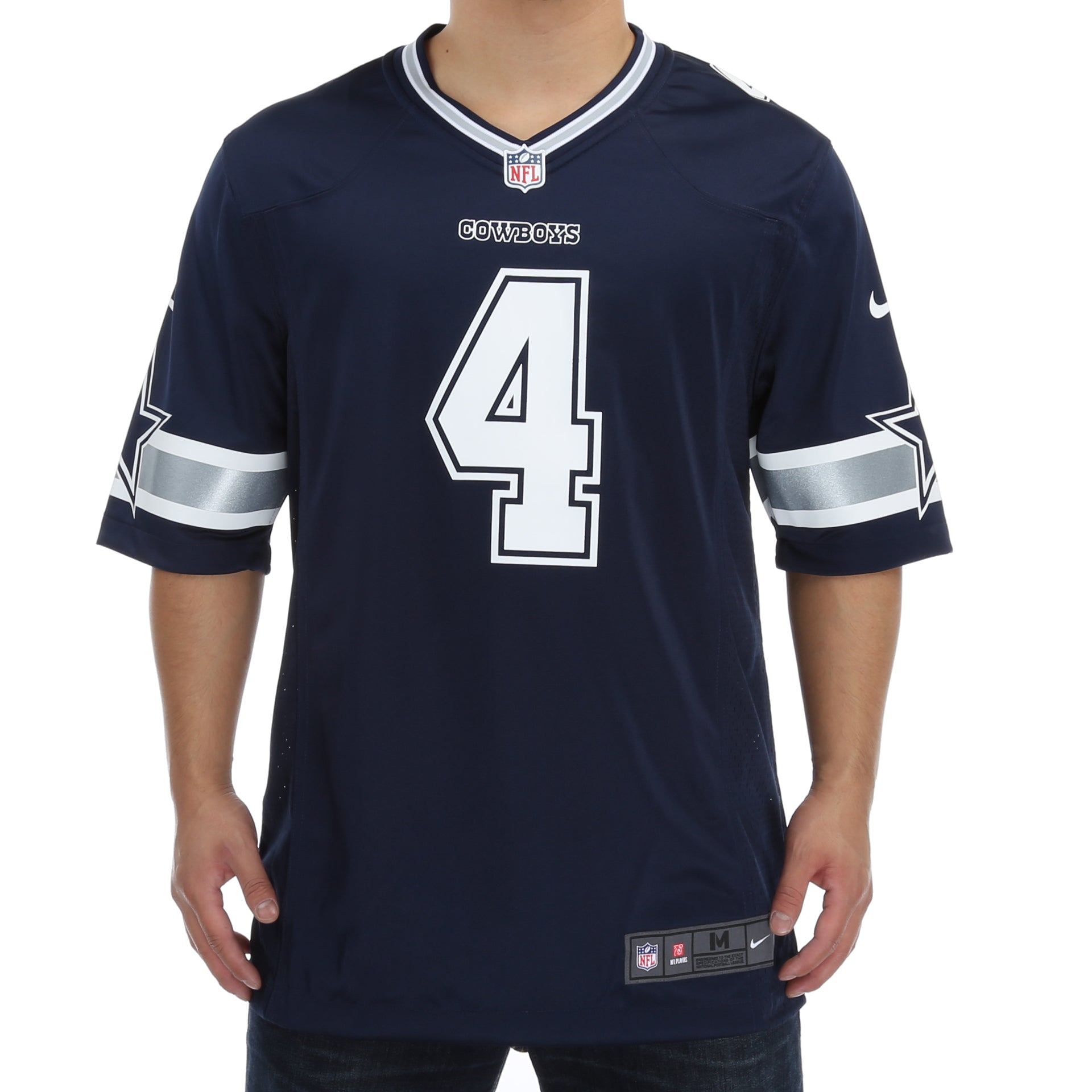 Nike Dallas Cowboys Dak Prescott #4 Game Replica Jersey - Navy - New Star