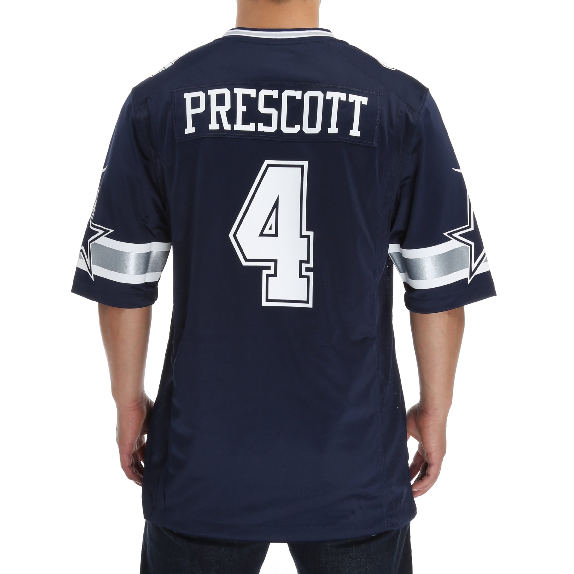 Nike Dallas Cowboys Dak Prescott #4 Game Replica Jersey - Navy - New Star