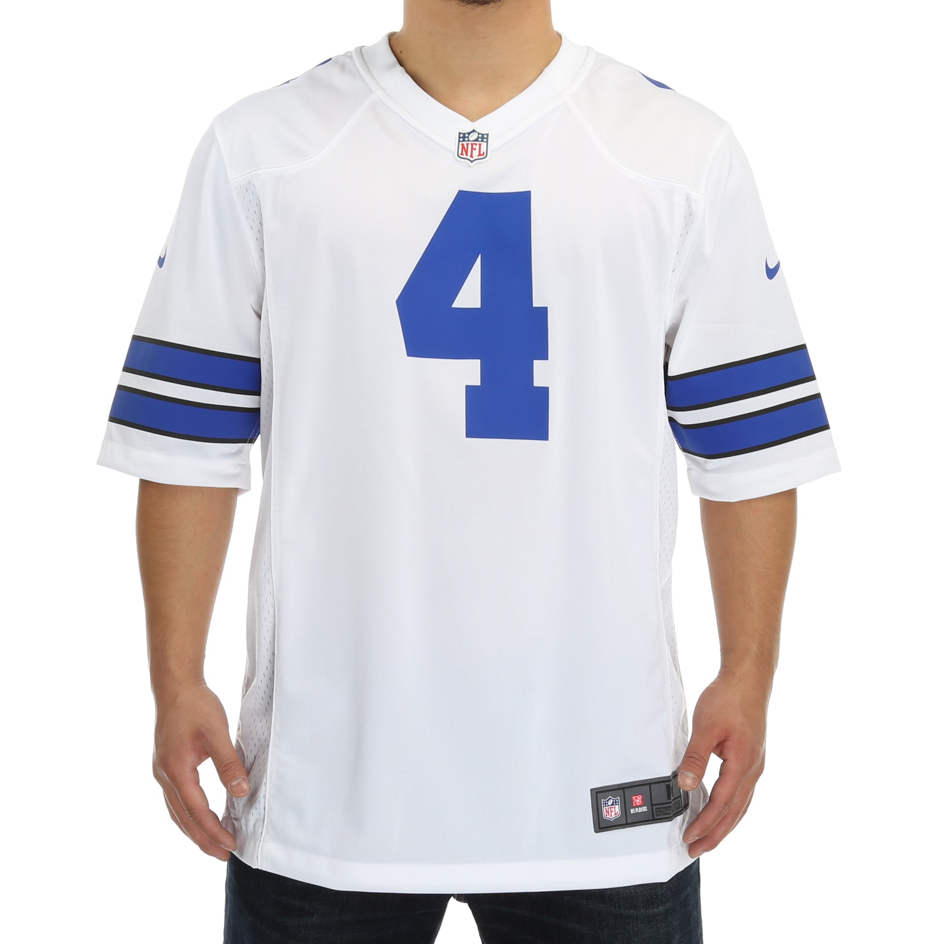 Nike Dallas Cowboys Dak Prescott #4 Game Replica Jersey - White