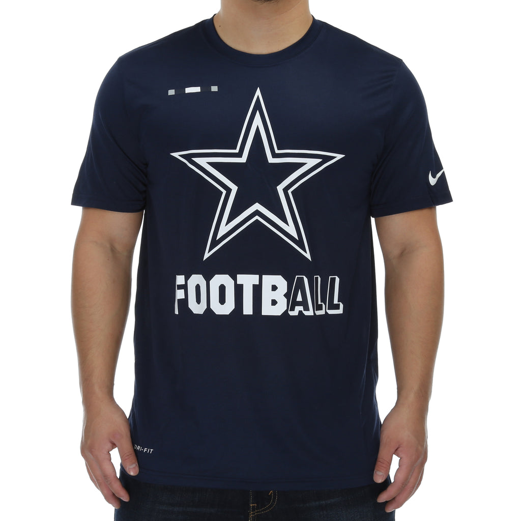 Men's Dallas Cowboys Nike Gray Legend Wordmark Performance T-Shirt in 2023