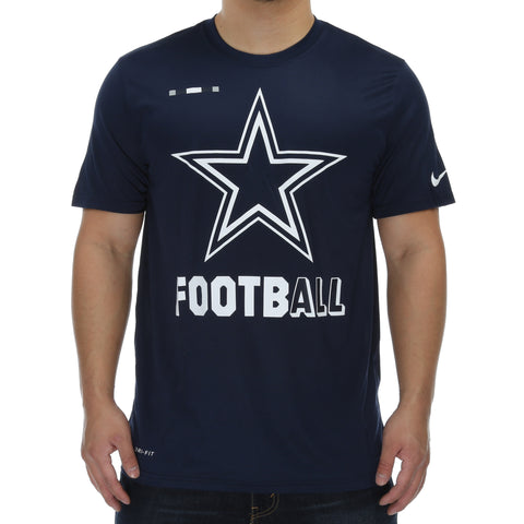 Nike Dallas Cowboys Sideline Legend Football Performance T-Shirt - Navy