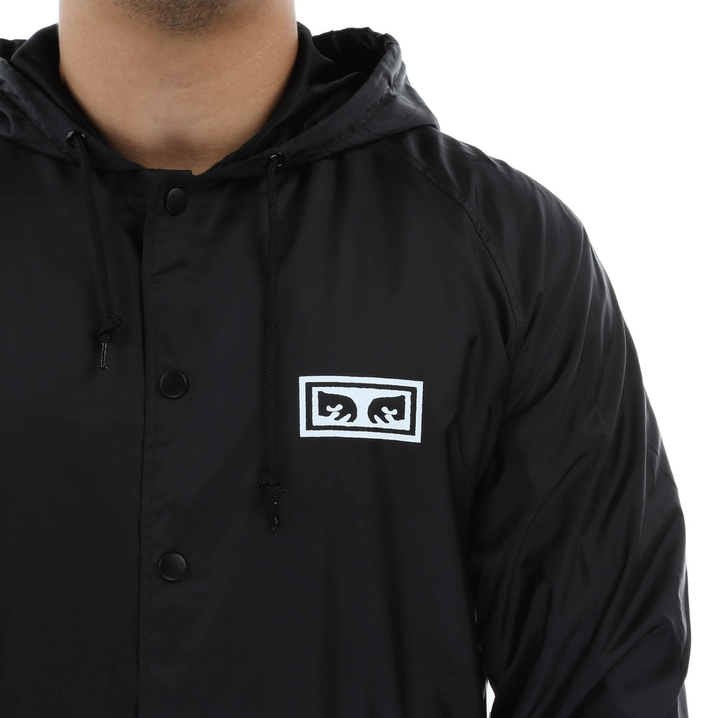 Obey No One Coaches Jacket Black New Star
