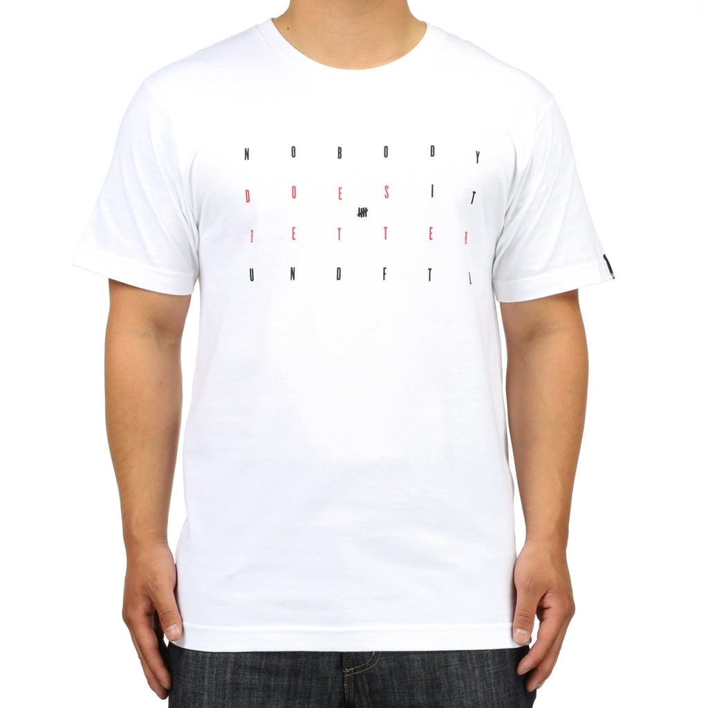 Undefeated Nobody Tee - White
