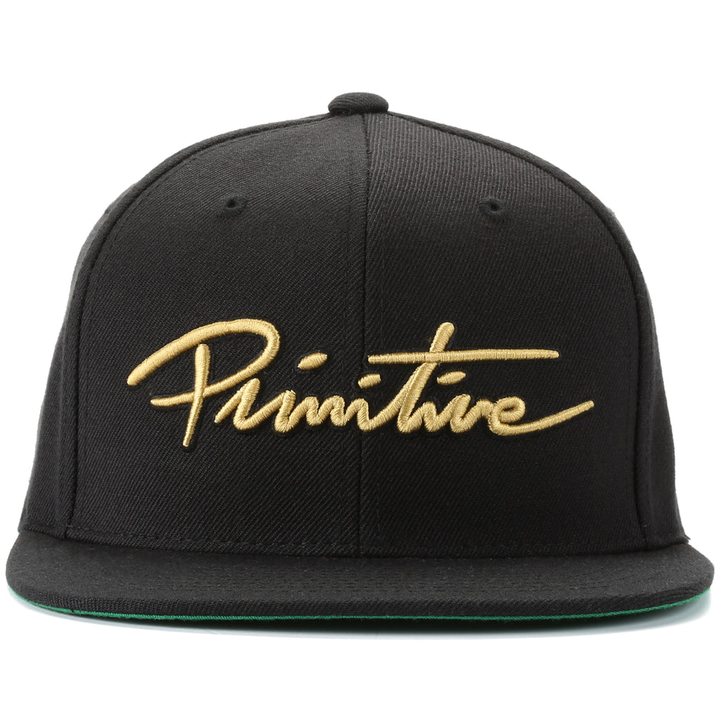 Primitive Nuevo Script Snapback - Black