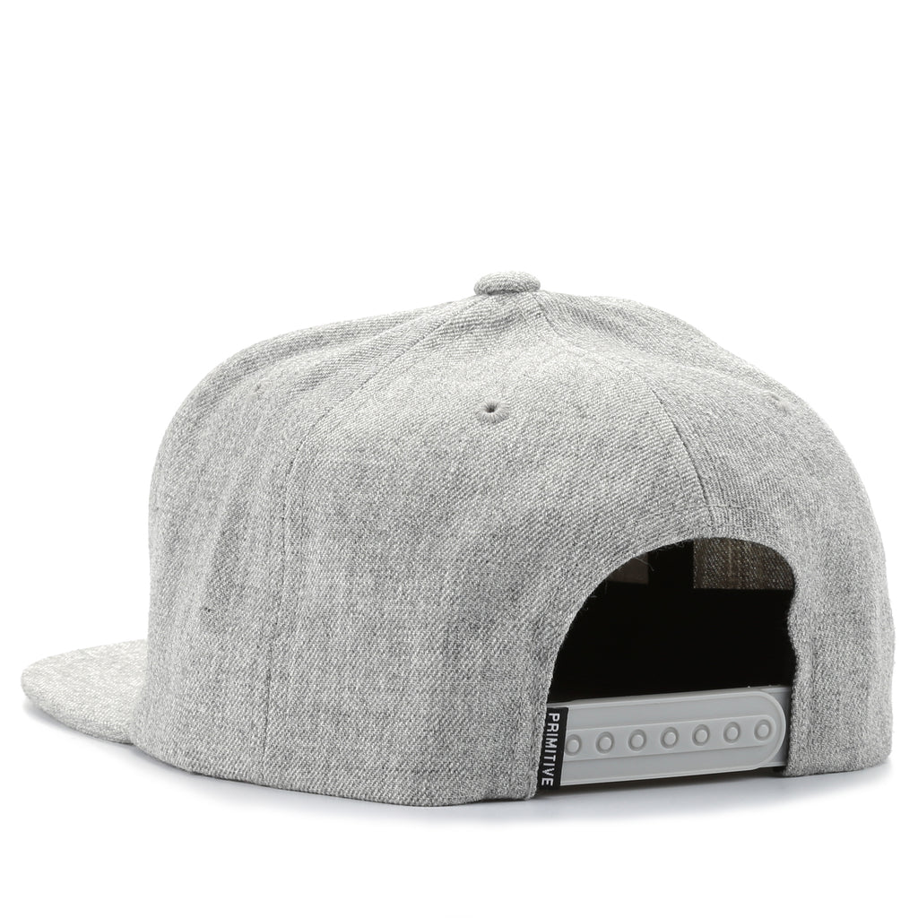 Primitive Nuevo Script Snapback - Athletic Grey