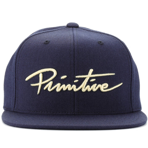 Primitive Nuevo Script Snapback - Navy