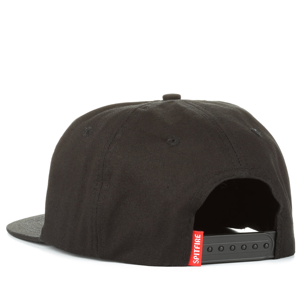 Spitfire OG Classic Swirl Patch Snapback - Black