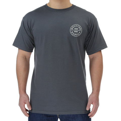 Brixton Oath II Standard Tee - Charcoal