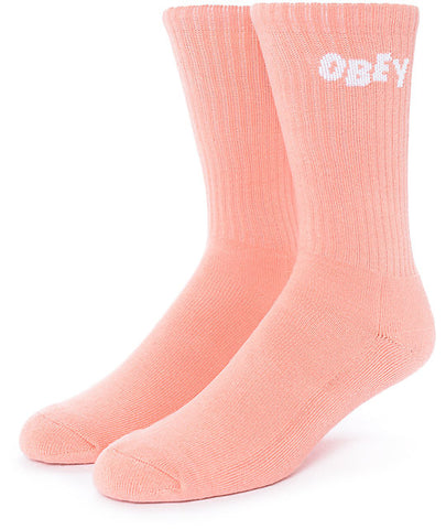 Obey Jumbled Socks - Rose
