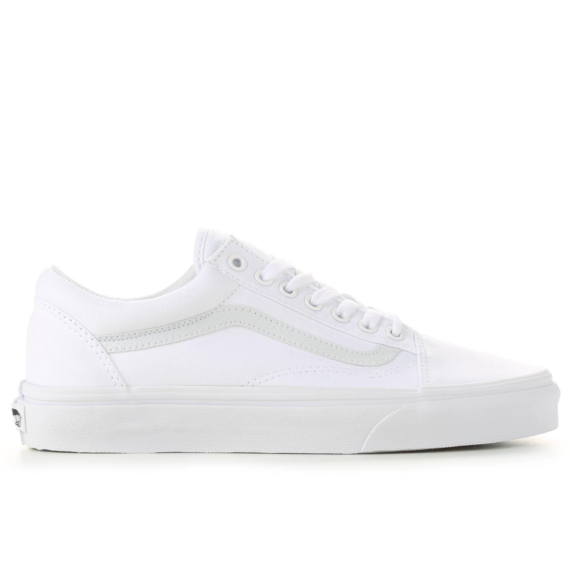 Canvas old skool vans true white Clearance