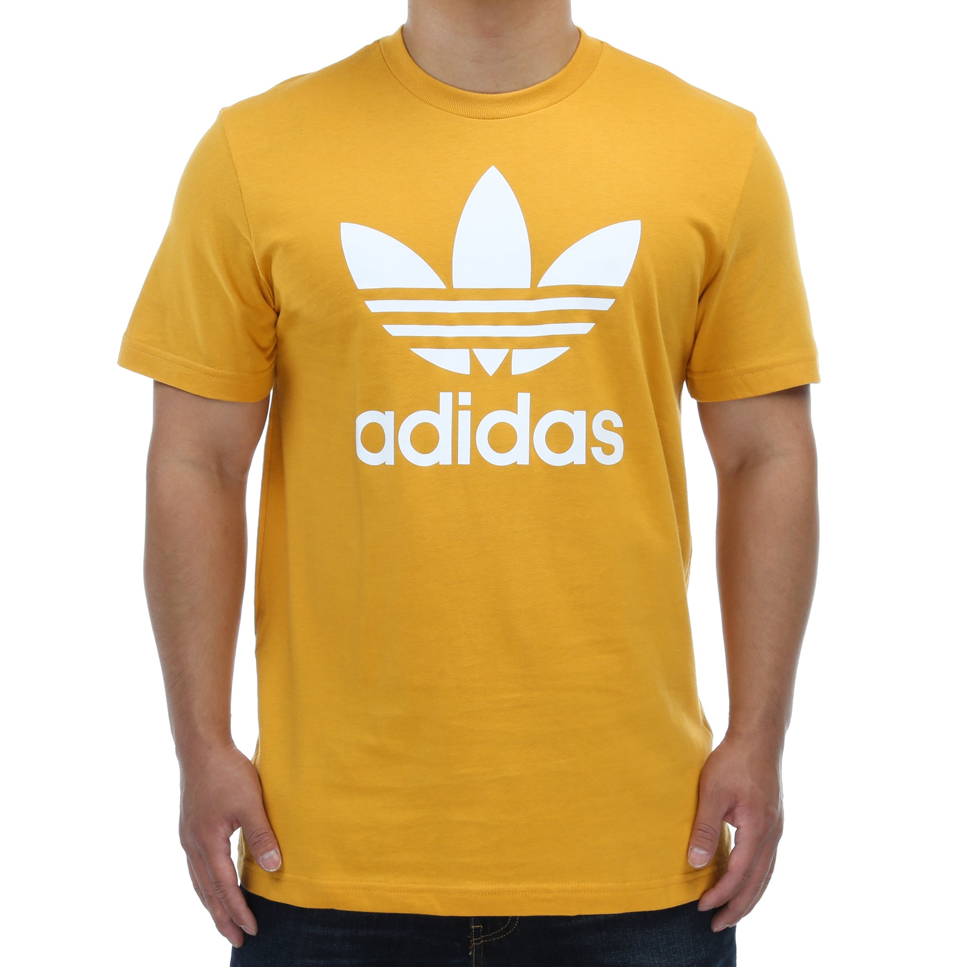 Adidas Original Trefoil Tee - Tactile Yellow - New Star