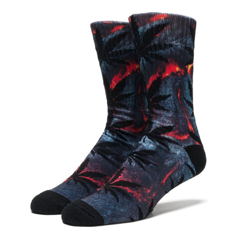 Huf Outdoor Plantlife Crew Sock - Lava Red