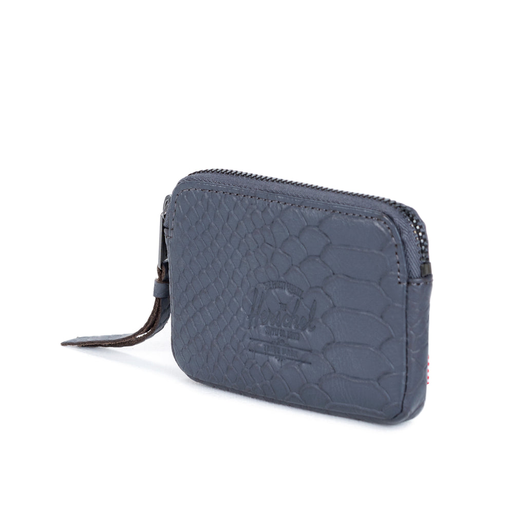 Herschel Oxford Leather Walle -Charcoal Snake