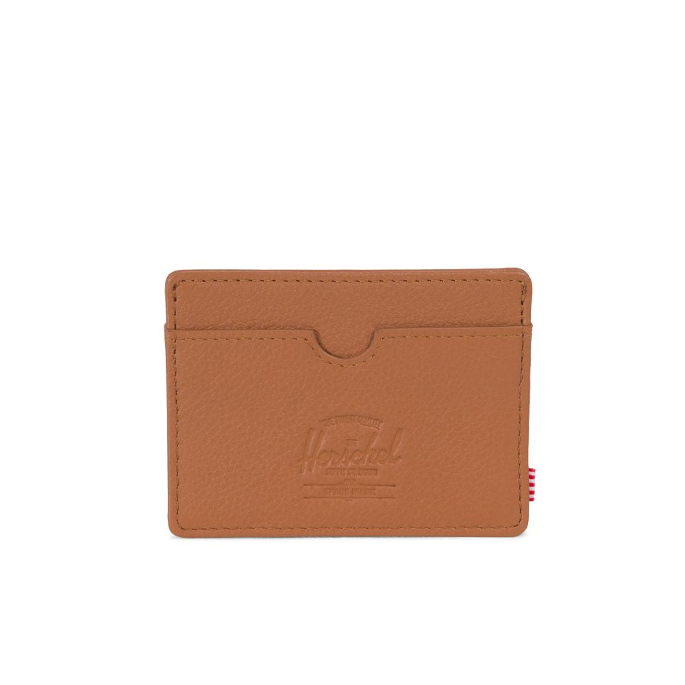 Herschel Charlie Wallet - Tan Pebbled Leather